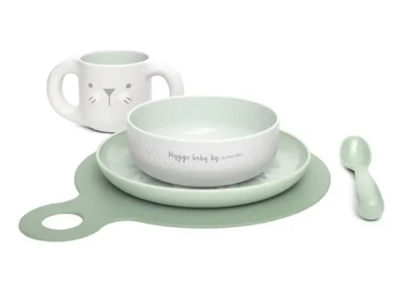 SUAVINEX | Jídelní set HYGGE +6 m - zelená