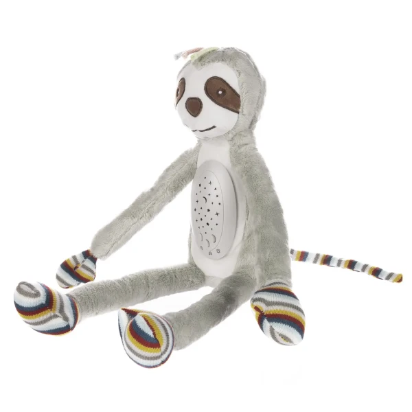 Zopa Plyšový detský spáč s projektorom a melódiami, Raccoon