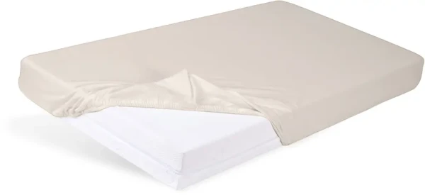 BABYMATEX Plachta napínacia Jersey 60x120cm svetlo béžová
