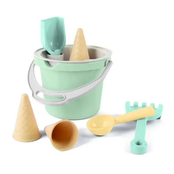 DANTOY Hračky na písek - zmrzlina - 8ks Pastel Blue 24m+