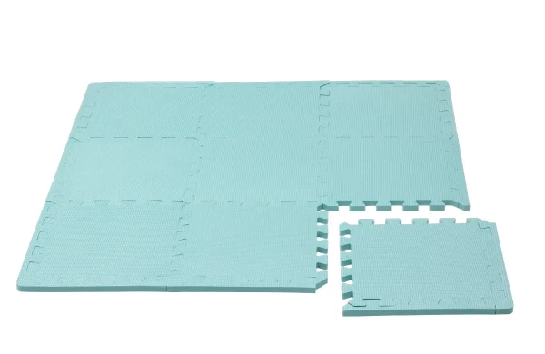 Rialto Baby Hracia podložka puzzle s okrajom Light Green 92x92 cm