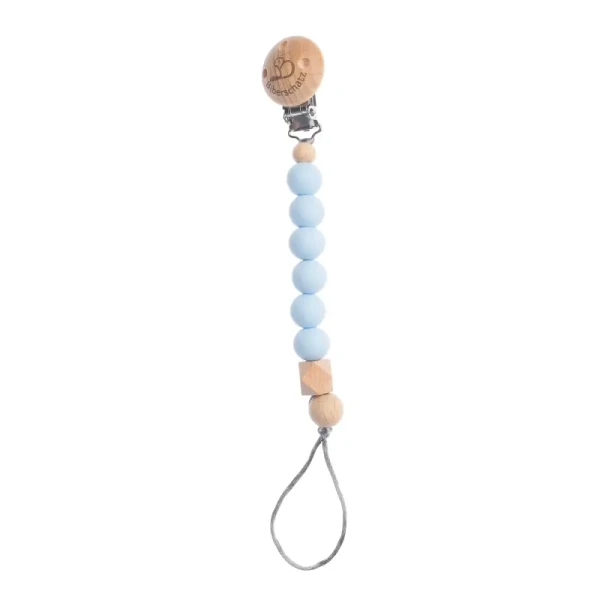 Biberschatz Držiak cumlíka Pastel Blue