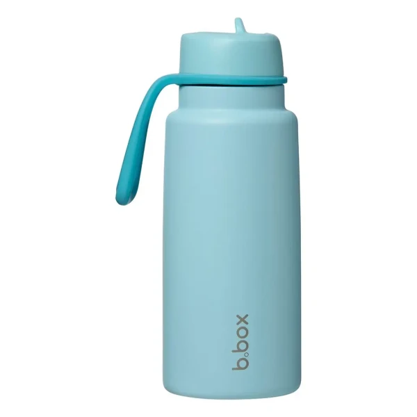 Nerezová termolahev s brčkem 1l - lagoon