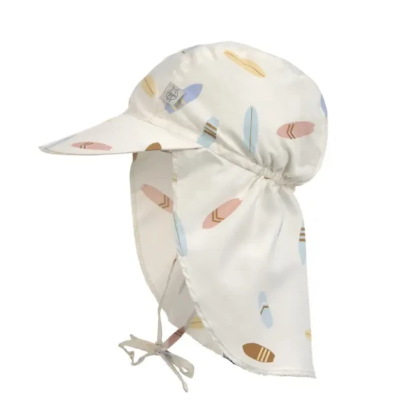 LÄSSIG Sun Protection Flap Hat surfboards sea salt 07-18 mo.