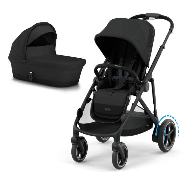Cybex e-Gazelle S Kombinovaný kočík Moon Black