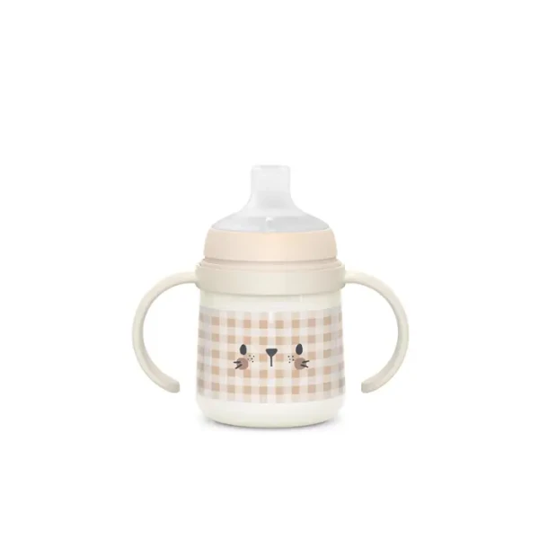SUAVINEX | První láhev s oušky DEN&amp;NOC 150 ml - růžový králík