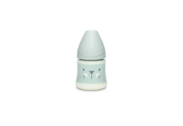 SUAVINEX | Premium láhev 150 ml S HYGGE vousky - zelená
