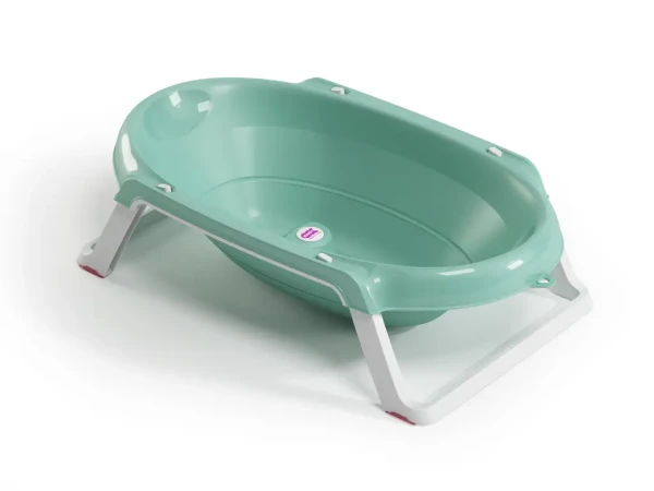 OK BABY Vanička skladacia protišmyková Onda Slim 0–12m Sky blue