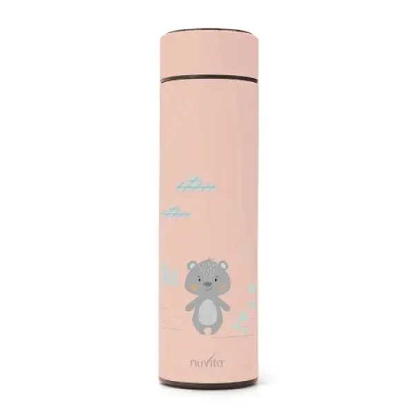 NUVITA Termoska 500 ml, English Rose, Růžová