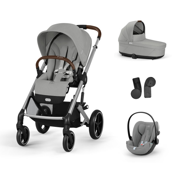 CYBEX Kombinovaný kočárek BALIOS S LUX SET S - Stone Grey