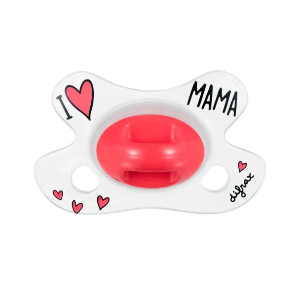 Dudlík Difrax Natural I LOVE MAMA, novorozenecký