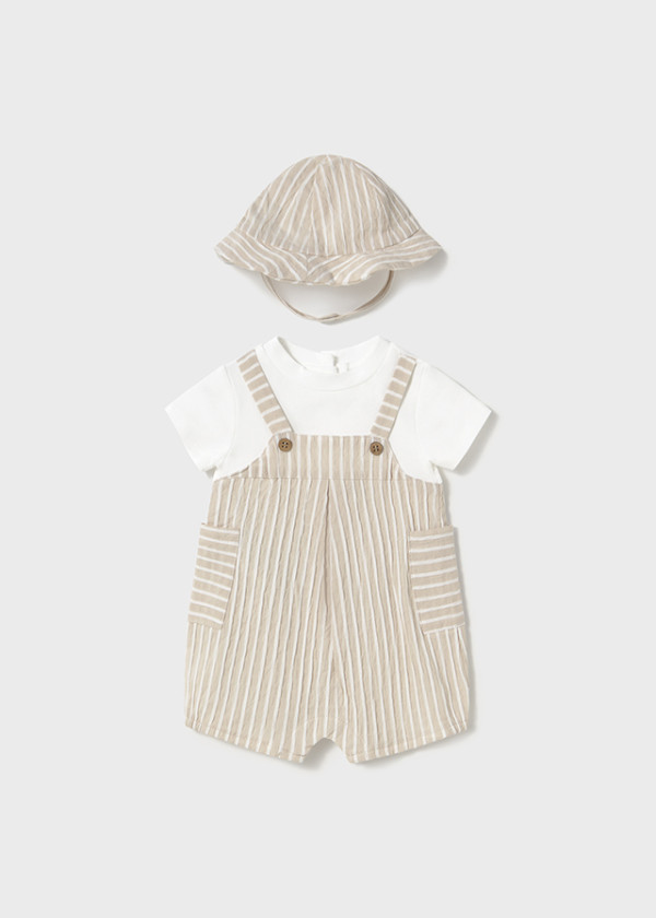 Mayoral Dojčenská súprava 3-dielna Layette Boy Root 6-9M