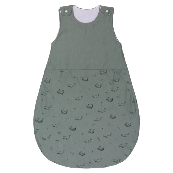 Fillikid Detský spací vak celoročný whale green 70 cm