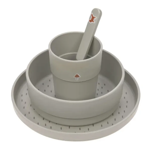 LÄSSIG Dish Set PP/Cellulose Little Forest fox