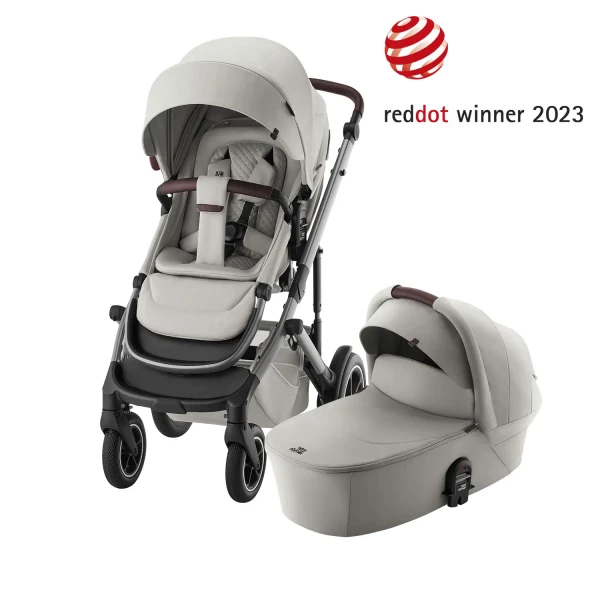 BRITAX Set kočík Smile 5Z + hlboká korba Lux, Linen Grey