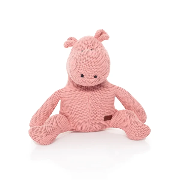 Zopa Pletená hračka Hroch, Pink