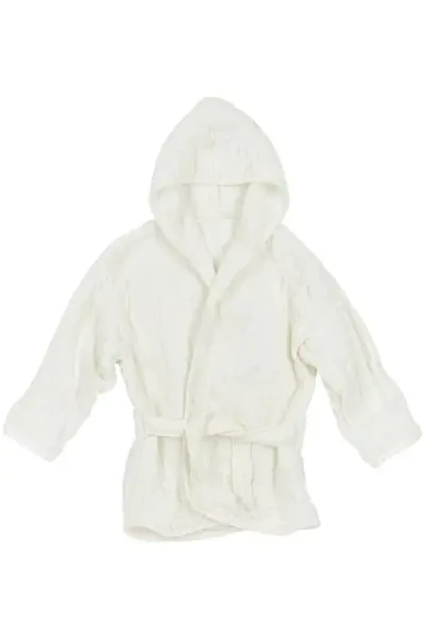 Mušelínový župánek 98/104 - Offwhite