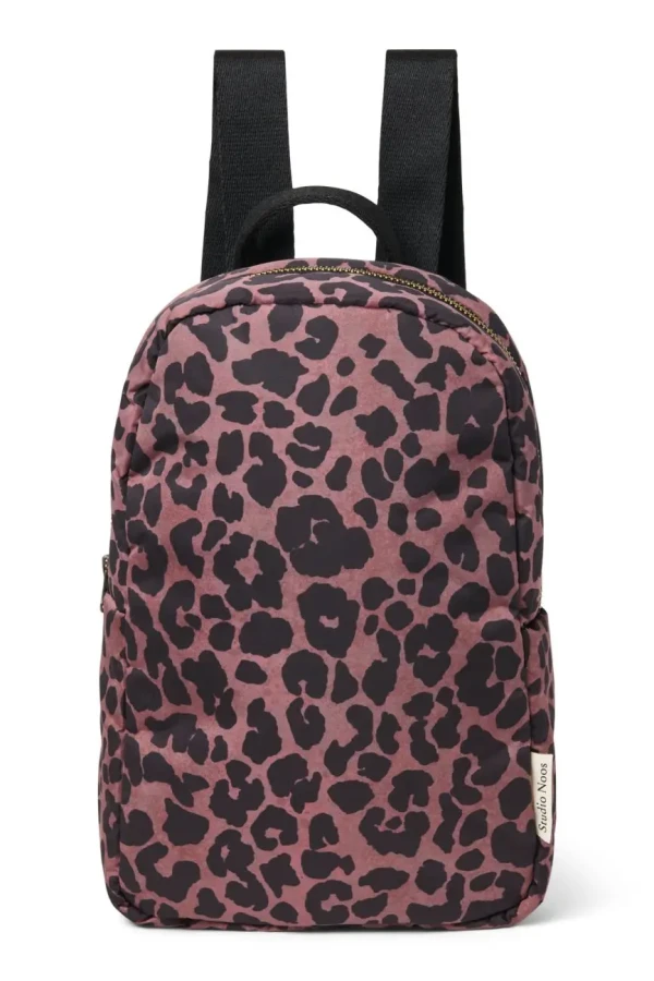 STUDIO NOOS - Puffy Mini BACKPACK - batôžtek Red Leopard