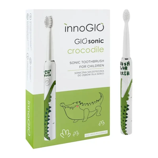 innoGIO Elektronický sonický zubní kartáček GIOSonic Crocodile
