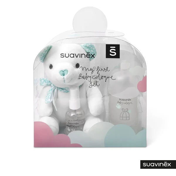 SUAVINEX | Sada MEDVÍDEK A PARFÉM BABY COLOGNE 100+50 ml