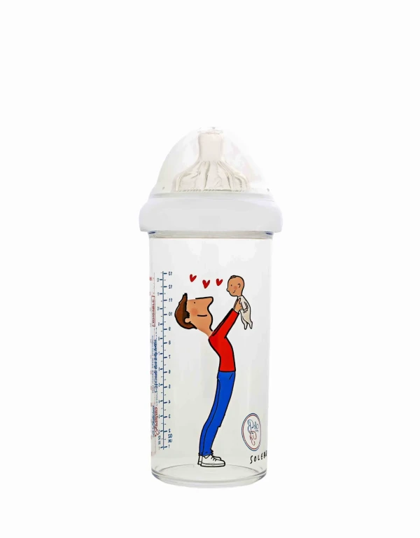 LE BIBERON FRANCAIS DOJČENSKÁ FĽAŠA LE BIBERON FRANCAIS FATHER BABY, 360 ML, 6+m