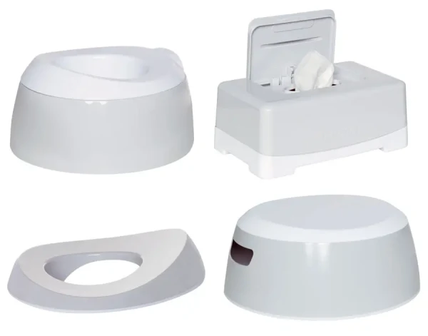 Tréningová sada na toaletu Luma Light Grey