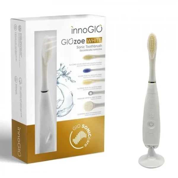 innoGIO Elektronický sonický zubní kartáček GIOZoe White
