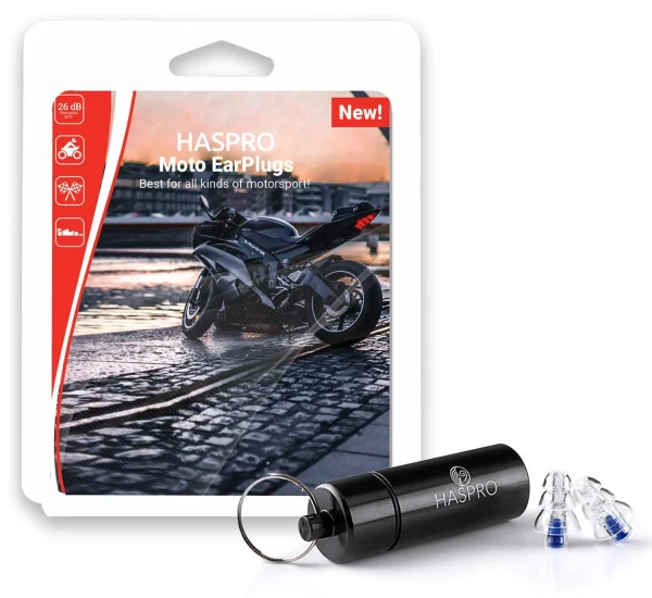 Haspro Moto ušné zátky, silikónové, SNR: 26 dB, 1 pár / 2 ks