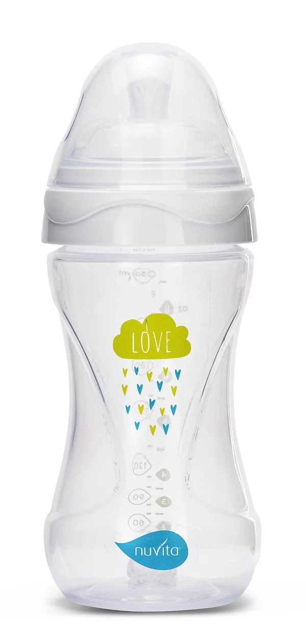 NUVITA Fľaštička 250ml, Transparent white