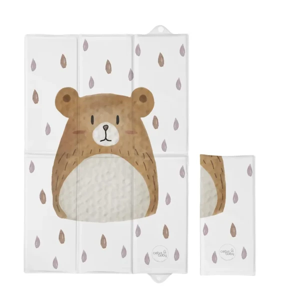CEBA BABY Podložka prebaľovacia cestovná (60x40) Basic Bear Buddy