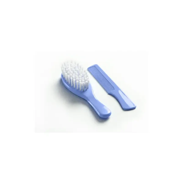 THERMOBABY Sada kefy a hrebeňa na vlasy, Baby Blue