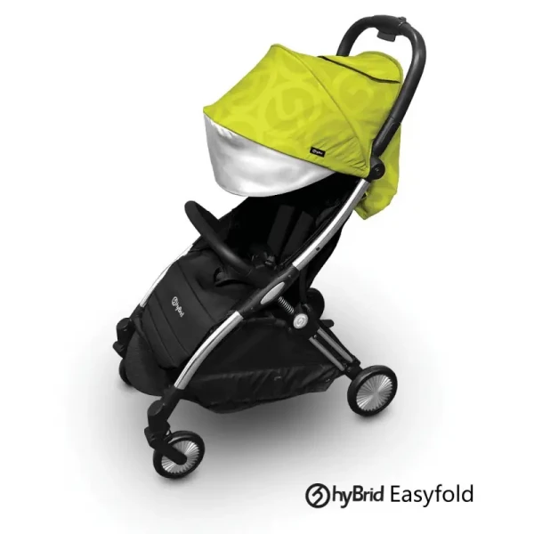 Hybrid Ezyfold kočárek Chrome Silver/ Wasabi 2023