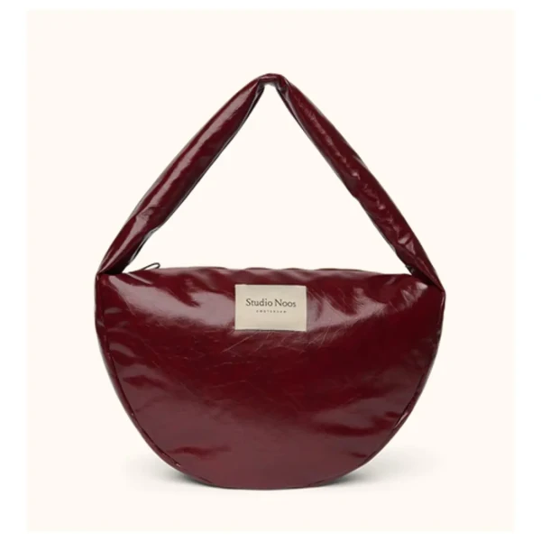 STUDIO NOOS - Leather Cross Body Bag Burgundy