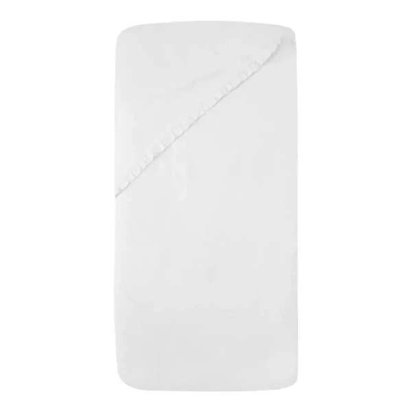 Witlof for kids prestieradlo s volánom Tuck-inn 40 x 80 cm White