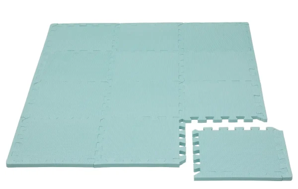 Rialto Baby Hracia podložka puzzle s okrajom Light Green 92 x 122 cm