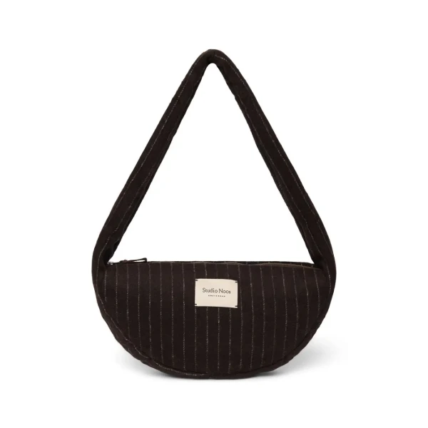 STUDIO NOOS - Flannel Chalkstripe Mini Cross Body bag | Brown