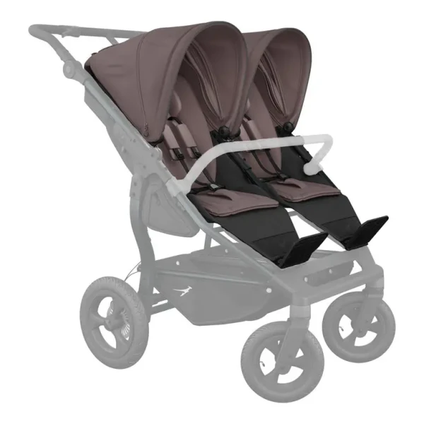 Tfk stroller seats duo brown