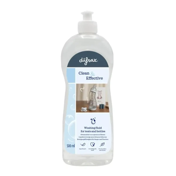 Difrax Mycí gel na dudlíky a lahvičky Difrax, 500ml