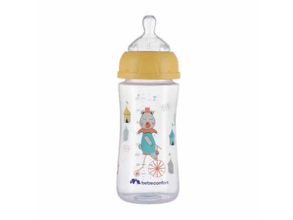 Bebeconfort Kojenecká láhev Emotion 270ml 0-12m Yellow