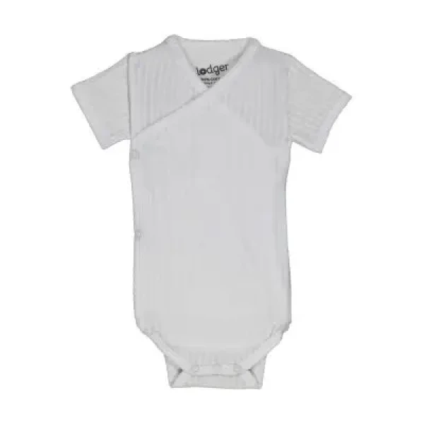 LODGER Romper SS Seersucker Cloud Dancer 68