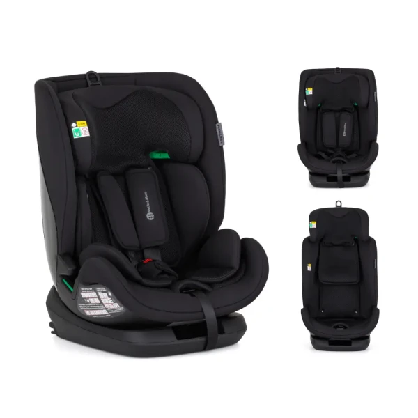 PETITE&MARS Autosedačka Prime Pro i-Size Coal Black Air 76-150 cm (9-36 kg)