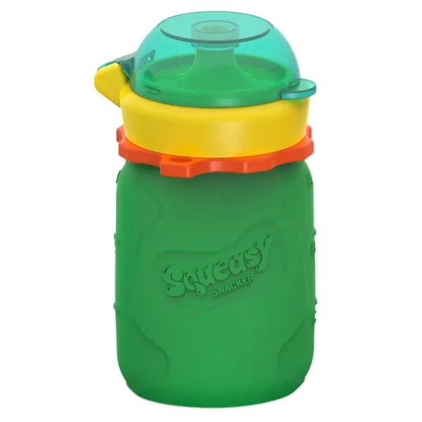 Squeasy Gear silikónová kapsička 104 ml zelená