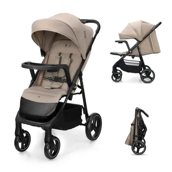 KINDERKRAFT Kočík športový Trig 3 Tray Stone Beige