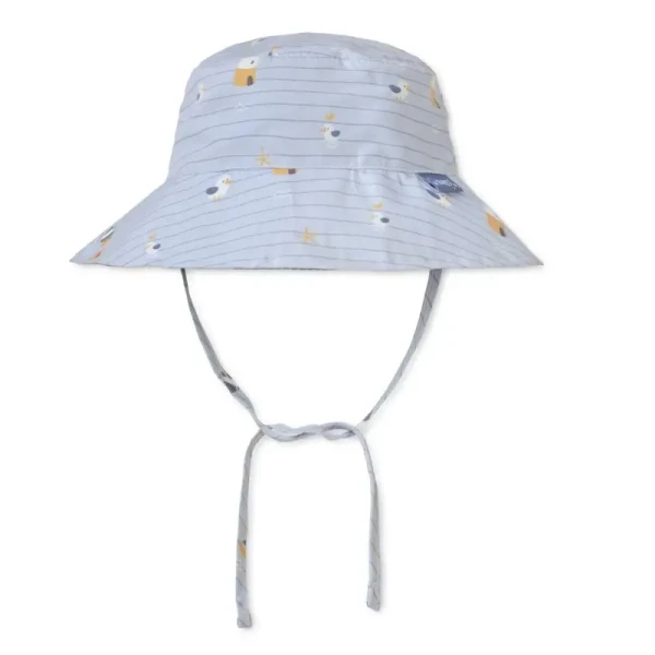 Saro Baby Oboustranný klobouček s UV ochranou (18-36m) Navy Hugs