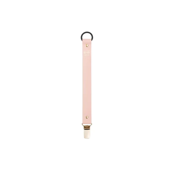 Bjällra of Sweden Klip na dudlík - Pink Faux Leather