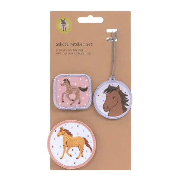 LÄSSIG Sada nášiviek a prívesku Horse