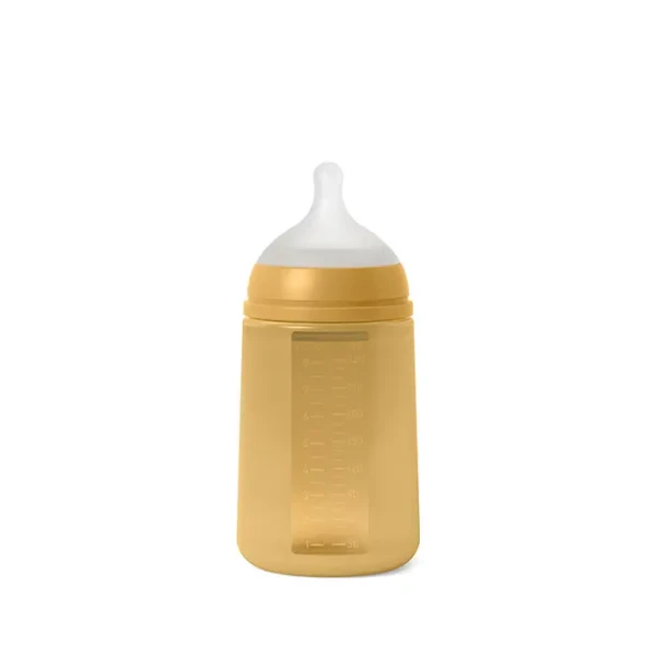 SUAVINEX | KOJENECKÁ LÁHEV 240 ml M COLOUR ESSENCE - okrová