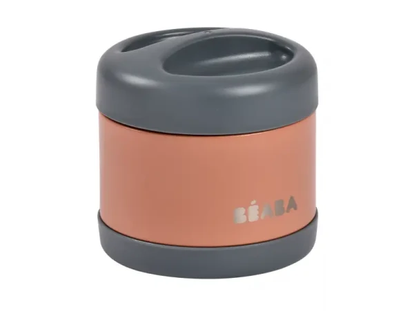 Beaba Termoska na jídlo 500ml Mineral Grey / Terracotta