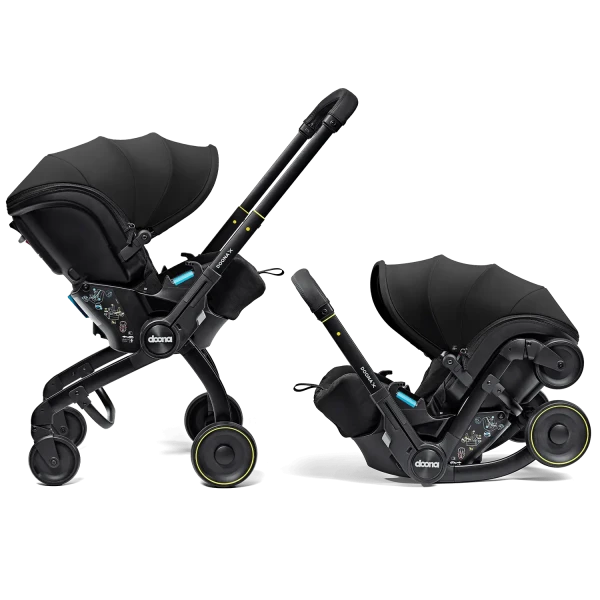 Doona X Autosedačka s integrovaným podvozkom Nitro Black