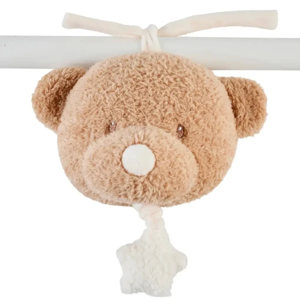 NATTOU Hračka hudobná Teddy medvedík 16 cm, 0m+
